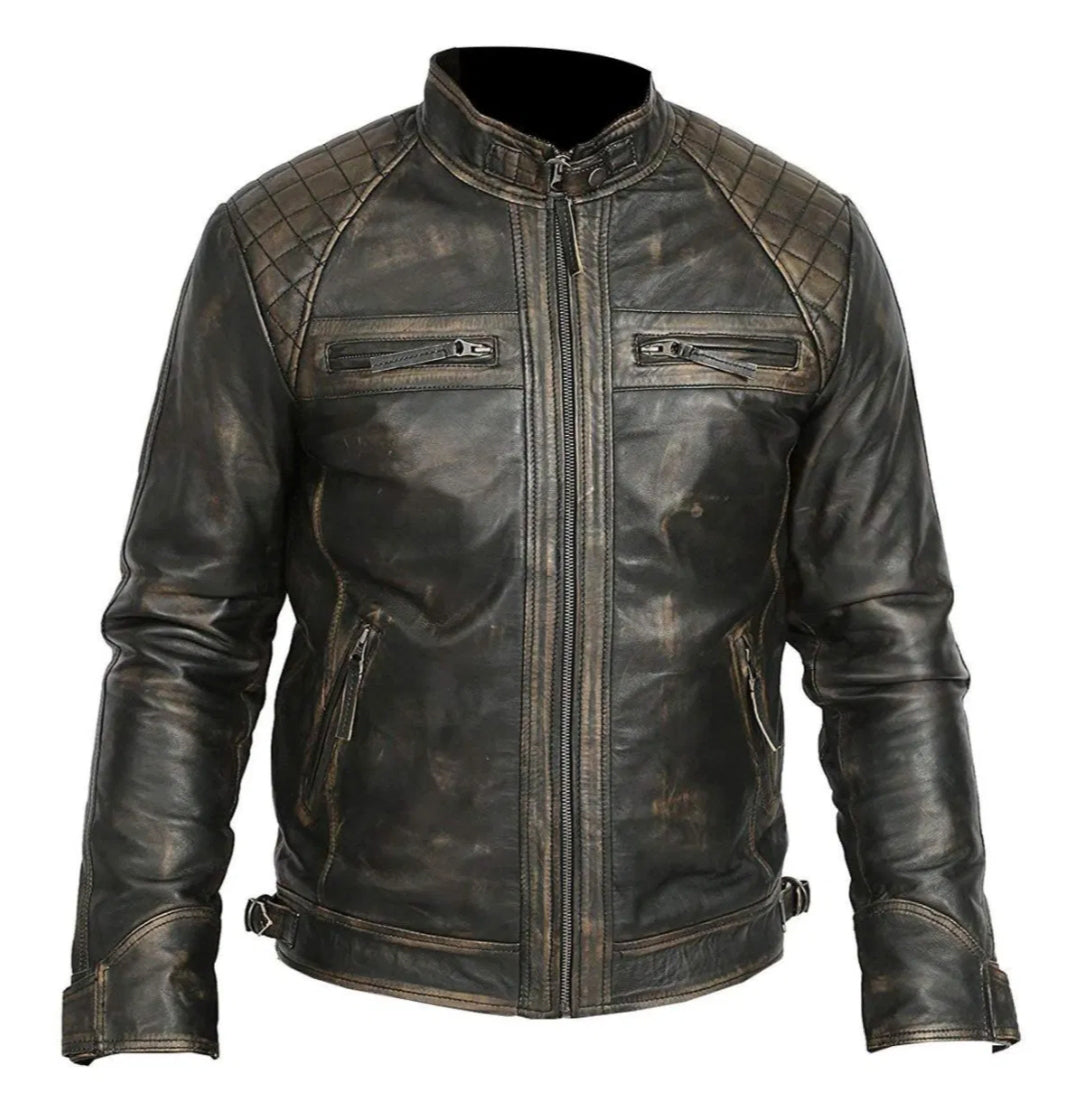 Taurus88 Sheep Antique Leather Jacket