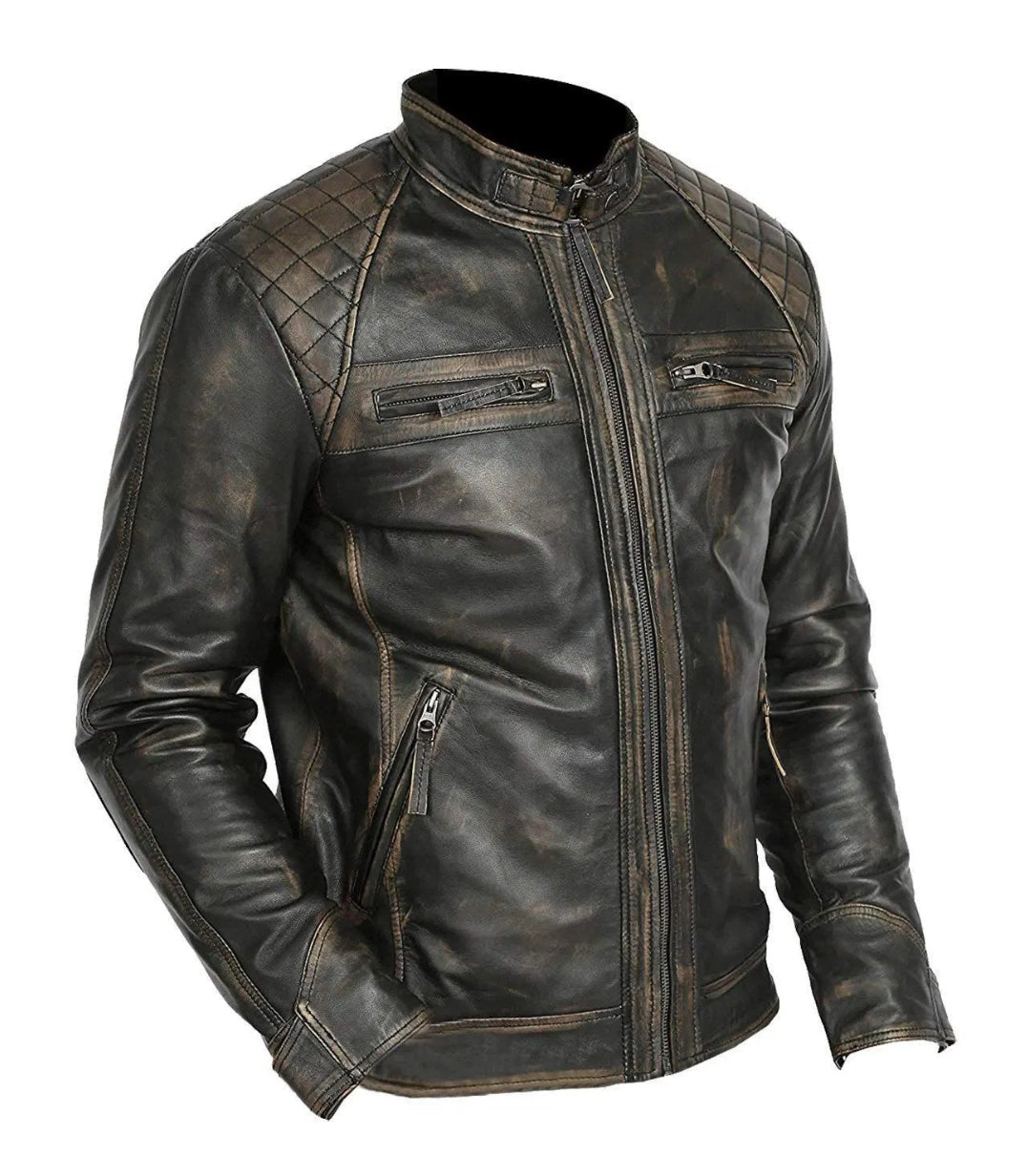 Taurus88 Sheep Antique Leather Jacket